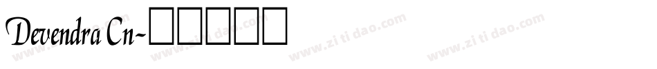 Devendra Cn字体转换